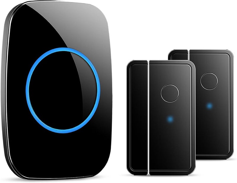 Full House Door Chime When Door Opens, FullHouse Door Sensor Wireless Entry Alarm with 1000ft Range, 60 Chimes and 5 Volume Levels for Business/Store/Home/Office - Image 1
